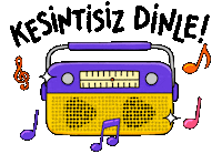 Radio Sticker by fizy