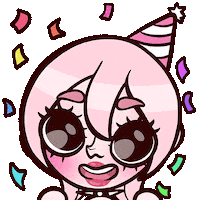 Celebrate Happy Birthday Sticker by Egirl Peach