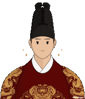 Korean Drama King Sticker