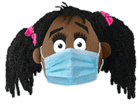 Mask Fluffymoji Sticker by Fluffy Friends