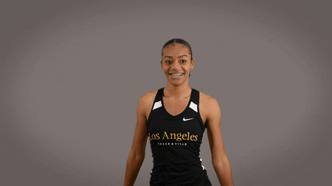 Cal State La Track GIF by Cal State LA Golden Eagles