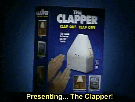 clapper clap on GIF
