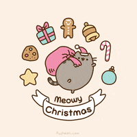 meowychristmas GIF by Pusheen