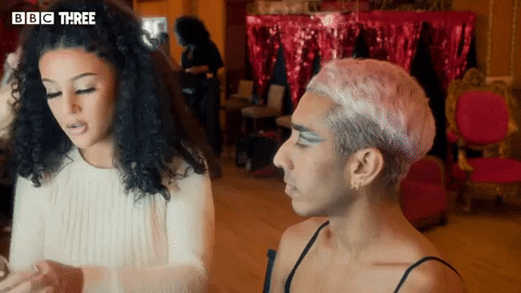 Glow Up Make-Up GIF by BBC Three
