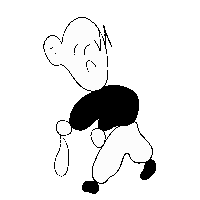 sad animation Sticker