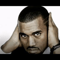 Kanye West My Ears GIF