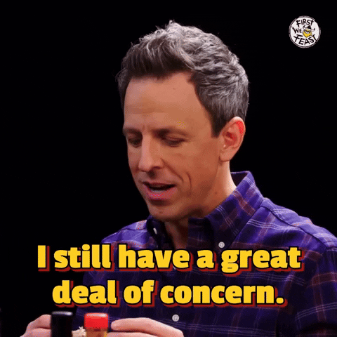 Seth Meyers Hot Ones GIF by First We Feast