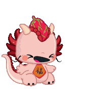 Happy New Year Dragon Sticker by Mediacorp SG