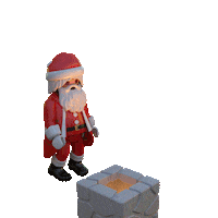 Give Santa Claus Sticker by PLAYMOBIL