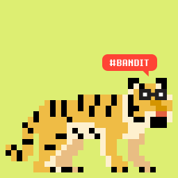 bandits giphyupload pixel pixel art tiger GIF