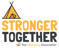 Strongertogether Sticker by The Glamping Association