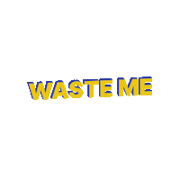Bass House Waste Me Sticker by Agência Milk