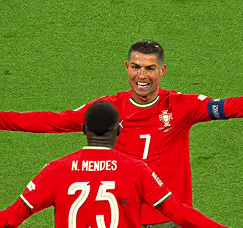 Cristiano Ronaldo Hug GIF
