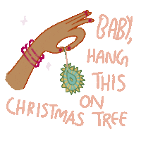 sajikennedy christmas 2020 indian desi Sticker