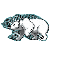 Polar Bear Cannabis Sticker by BEAR Labs