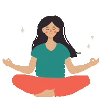 Yoga Breathe Sticker
