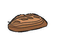 vonallabor bread magyar vonallabor artisan Sticker