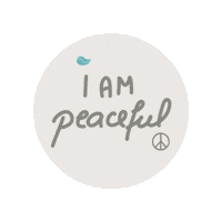 powerpants peace calm peaceful powerpants Sticker