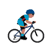 movimento-pedal Ciclista movimento pedal ciclista movimento pedal Sticker