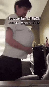 Bowser Fart GIF