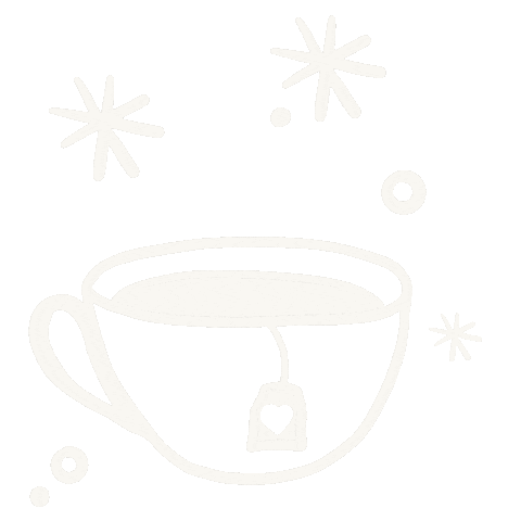 Tea Time Coffee Sticker