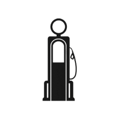 losolivosgeneralstore small business gas pump los olivos los olivos general store Sticker