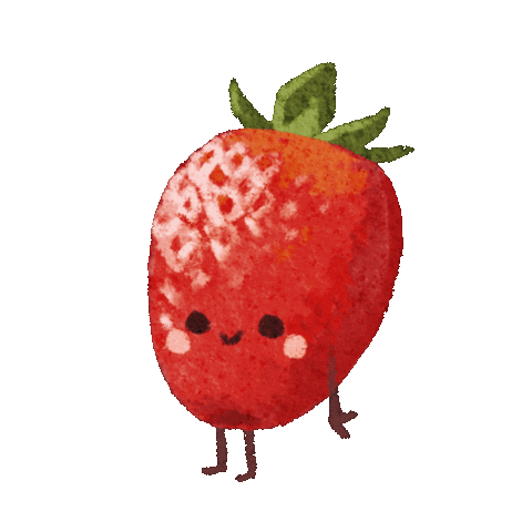Fruit Strawberry Sticker