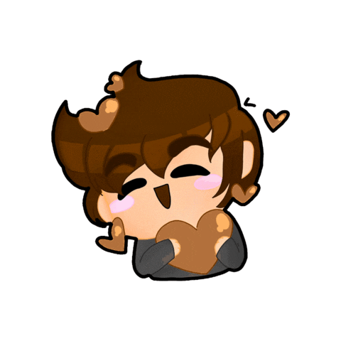 Chibby Love Sticker