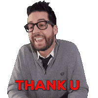 ariana grande thank you Sticker by John Crist Comedy