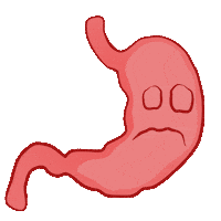 hungry Sticker