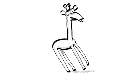 mattbissett-johnson giphyupload animal giraffe giraff GIF