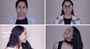 hi face girls makeup wave GIF