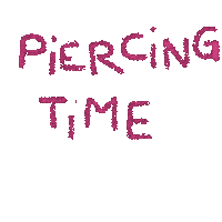 Tattoo Piercing Sticker by Piercingstudio heul doch