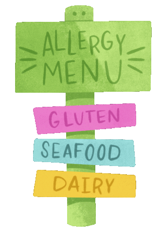Soy Gluten Sticker by Lucy Buffett's LuLu's