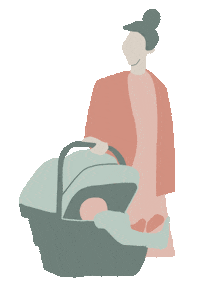 Sits Car Seat Sticker by Safe in the Seat