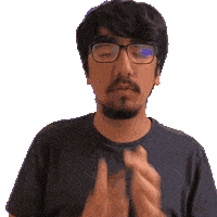 Thinking Face Nerd Alert Sticker