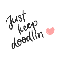 Doodle Doodling Sticker