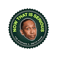 Get Serious Stephen A Smith Sticker by SiriusXM