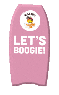 Summer Pink Sticker by Malibu Rum