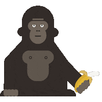 banana eat Sticker by Petter Pentilä