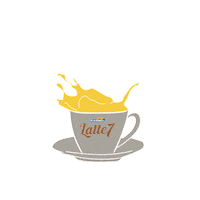coffee7official coffee drink latte kopi Sticker