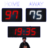 75 Away Sticker