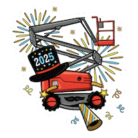 Celebrate New Year Sticker by Skyjack