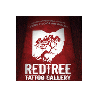 Redtreetattoo redtreetattoo red tree tattoo Sticker