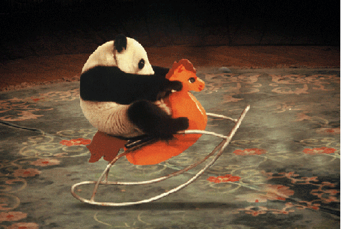 Panda Rocking GIF