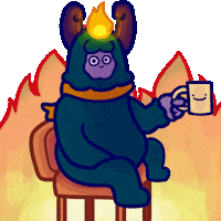 Fire Burn Sticker by KdeeStix