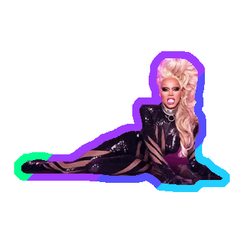 drag queen gay Sticker