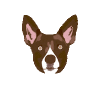 Happy Dog Sticker