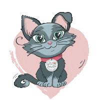 Gata Me Gusta Sticker by La Tiendita Shabby Chic