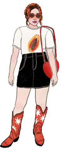 Paper Dolls Fashion Sticker by Enhorabuena Estudio